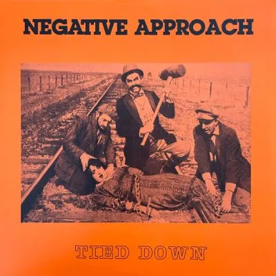 Negative Approach - Tied Down LP (orange)