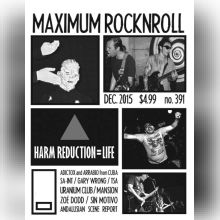 Maximum Rocknroll #391 • Dec 2015